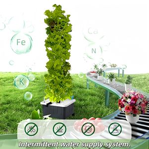 Torre Vertical de Hidroponía de 14 Niveles y 70 Orificios, Sistema de Cultivo Hidropónico Vertical - Product Image 5