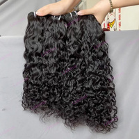 Extensions de cheveux humains bruts bouclés brésiliens et birmans, double épaisseur, ondulés effet eau, en lots de 10 à 40 pouces, en stock, vente en gros