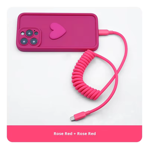<span class=keywords><strong>Cable</strong></span> <span class=keywords><strong>de</strong></span> <span class=keywords><strong>Carga</strong></span> <span class=keywords><strong>de</strong></span> Datos USB-C a USB-C <span class=keywords><strong>de</strong></span> Silicona Líquida Suave en Espiral, 240W, para <span class=keywords><strong>iPhone</strong></span> - Product Image 6