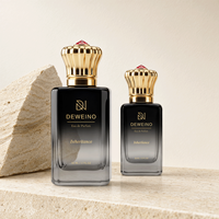 Flacon de parfum carré de bonne qualité, flacon de parfum personnalisé avec dégradé de couleur noire, 30 ml, 50 ml, 100 ml, flacon de parfum vide avec boîte