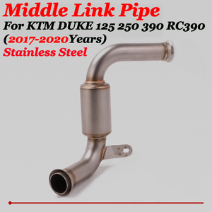 Sistema de Escape para motocicleta, <span class=keywords><strong>KTM</strong></span> <span class=keywords><strong>125</strong></span> medio modificado para tubo de conexión, 250, 390, RC390, 2017, 2018, 2019, <span class=keywords><strong>2020</strong></span> - Product Image 2