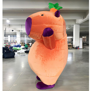 शेंगेय पेशेवर आपूर्तिकर्ता बिक्री यूनिसेक्स वयस्क inflatable Kapyba Capybar पोशाक सस्ते कार्टून चरित्र शुभंकर शुभंकर