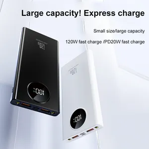 Factory Design 10000mah Power Bank Fast Charger For Mobile Phone 2 Port Input 20000mah Battery Emergency Mobile Power For Phone
