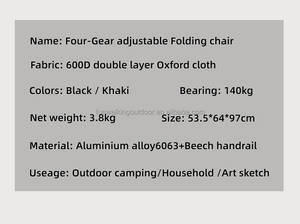 Personalizado al por mayor tela negro <span class=keywords><strong>playa</strong></span> barato pesca Material compacto <span class=keywords><strong>de</strong></span> alta calidad plegable al aire libre plegable 120kg SILLA <span class=keywords><strong>DE</strong></span> Camping - Product Image 6