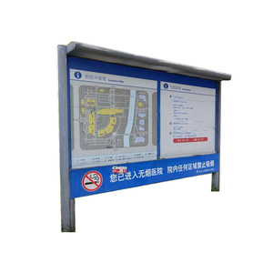 Tablero de anuncios de acero inoxidable, tablero de mensajes para exteriores, tablero de avisos montado en la pared para uso escolar y comunitario - Product Image 4
