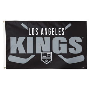 ธงทีม NHL ของจีน ผลิตจากโรงงาน ขายส่ง ธงพิมพ์สองด้าน ขนาด 3x5 ฟุต สำหรับใช้งานกลางแจ้ง ธงทีมลอสแอนเจลิสคิงส์ พร้อมห่วงโลหะ 2 จุด - Product Image 4