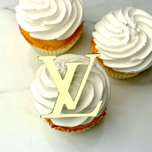 ของตกแต่งโลโก้เค้กอะคริลิค รูปน้ำผึ้งและรสหวาน สำหรับคัพเค้ก อุปกรณ์จัดปาร์ตี้ - Product Image 3