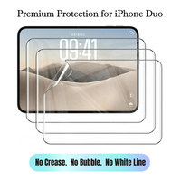 Film protecteur d'écran en hydrogel de qualité supérieure, sans plis, pour découpeuse de membrane, pour iPhone Duo Folding - Film protecteur Endurance