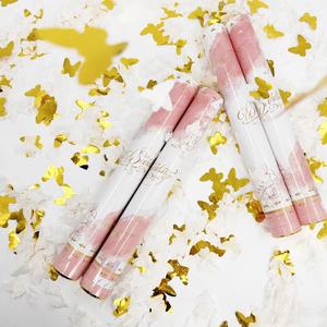 Cannone Sparacoriandoli Biodegradabile a Forma di Farfalla per Matrimoni, Confezionato in Cartone - Product Image 3