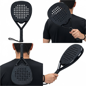 <span class=keywords><strong>Raquette</strong></span> <span class=keywords><strong>de</strong></span> <span class=keywords><strong>padel</strong></span> professionnelle en fibre <span class=keywords><strong>de</strong></span> carbone 12K - Forme en <span class=keywords><strong>goutte</strong></span> <span class=keywords><strong>d</strong></span>'<span class=keywords><strong>eau</strong></span>, haute performance, pour le beach tennis et le paddle en cage, modèle 001 - Product Image 3