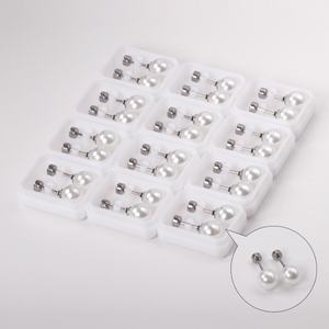 Ensembles de Boucles d'Oreilles Mini pour Enfants à Bas Prix, de 4 mm à 8 mm, en Acier Inoxydable, Bijoux Fins, Boucles d'Oreilles Perle Hypoallergéniques pour Bébés - Product Image 2