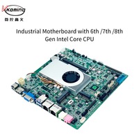 Placa Base Intel Kaby Lake de Fábrica, Compatible con CPU I5 6300U 7300U de 6ª, 7ª y 8ª Generación, 2DDR4, LVDS, HDM, EDP, DC12V, 16bit, GPIO, Mini ITX