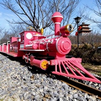 Train électrique Hualong Happy Kids Games pour adultes, avec rails, pour parcs d'attractions et aires de jeux