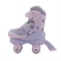 Patins à roulettes en ligne réglables multifonctionnels pour enfants débutants, portables et artistiques