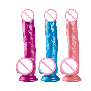 Жемчужный реалистичный Мужской мастурбатор пенис фаллоимитатор водонепроницаемый мягкий анальный плагин гей-игрушки с опциями OEM - Product Image 6