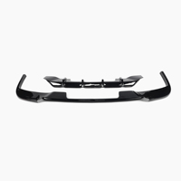 Diffuseur arrière inférieur noir brillant ABS pour SEAT Leon Cupra ST Estate MK3 5 5F 2017 2019