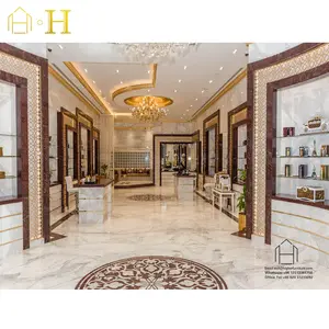 Display Showcase Cabinet Factory Price Cosmetic Shop Furniture Design Glass Showcase Perfume Store Display Cabinet