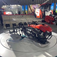Planteuse de riz à pied kubota à 6 rangées à haut rendement