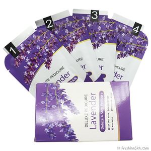 4 Langkah Perawatan <span class=keywords><strong>Spa</strong></span> Pedikur Mewah dengan Kit Produk Rendaman Menenangkan, Lulur Gula Pengelupas Tubuh & Masker Kaki untuk Melembapkan Kulit - Product Image 3