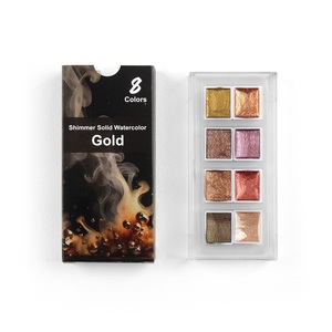 Pigments solides faits à la main pour la peinture et l'ombrage d'<span class=keywords><strong>art</strong></span> des ongles, aquarelle couleur pure, best-seller - Product Image 1