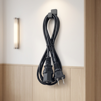 Cable de Extensión de Corriente Alterna para Computadora/Laptop, 2 Pines, 13A/10A, 1m, para Electrónica de Consumo, Venta al Por Mayor