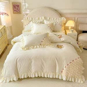 Mới Đến Nhà Máy Cung Cấp Thêu Duvet Cover Bộ Bộ Đồ Giường Đặt Vua Kích Thước Duvet Cover Bộ Đồ Giường Đặt - Product Image 2