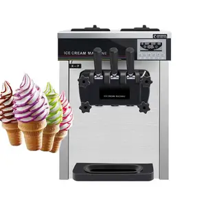 Sữa chua đông lạnh Ice Cream Maker mềm phục vụ Thương mại Máy làm kem