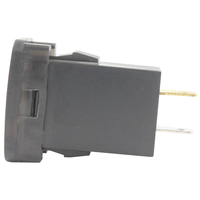 Chargeur rapide de voiture USB Type C QC3.0 avec voltmètre LED 12-24V pour Toyota Landcruiser 	 Hilux FJ Cruiser