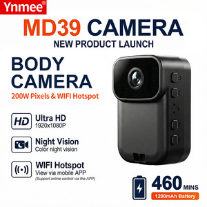 MD39 Body Camera 1080P Full HD 2MP Night <strong>Vision</strong> 120 Wide-angle Action Camera with WiFi and TF Card Storage - Product Image 3