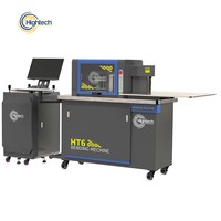 Machine de cintrage automatique de lettres en acier inoxydable CNC HT6, moteur haute précision, alimentation par rouleaux, logiciel de gestion, haute efficacité