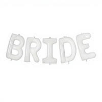Ballons de mariage flottants de 16/32/40 pouces en or, argent, or rose et blanc avec trous perforés