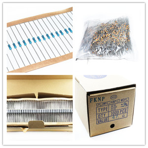 Điện trở màng vàng 1/4W 4.7r 1% điện trở màng kim loại chính xác năm màu 0.25W 4.7ohm - Product Image 5