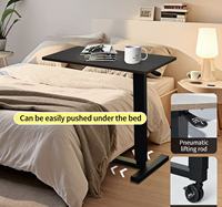 Table de chevet pliable et mobile en bois, hauteur réglable, autres caractéristiques, design moderne, meubles pour la maison, salon, plateau en MDF