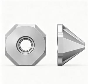 Custom CNC Machined Aluminum Hex Nut Turning Component Metal <b>Tooling</b> Service - Product Image 2