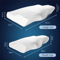 Dropshipping Shopify Fulfillment Agent 2025 espuma viscoelástica protección del cuello almohada de cuello Cervical de salud en forma de mariposa