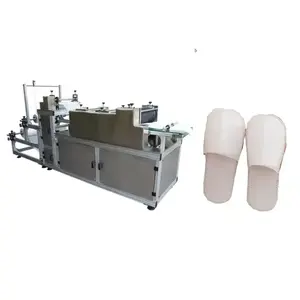Full Automatic Nonwoven Non Woven Disposable Hotel Spa Sandal Slipper Making Machine Machinery Line for Making Slippers
