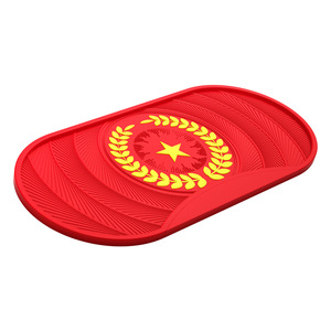 <b>Car</b> <b>Armrest</b> Console Pad PVC Anti Slip Phone Holder <b>For</b> Dashboard <b>Car</b> Interior Organizer With Custom Logo Printing - Product Image 2