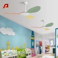 Ventilateur de plafond LED commercial de grande taille avec télécommande, chambre d'enfant, salle à manger, salon, conversion de fréquence, silencieux, école, maternelle