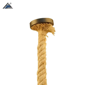 Lampe suspendue en corde de chanvre, style rustique nordique, luminaire suspendu au <span class=keywords><strong>plafond</strong></span>, support d'ampoule E27, luminaire suspendu moderne, luminaire suspendu pour îlot de cuisine - Product Image 3