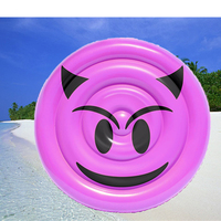 Partie de l'eau de haute qualité radeau récréatif île flottante adultes enfants jouets gonflable rond flotteur de natation en plastique durable