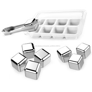 <span class=keywords><strong>El</strong></span> <span class=keywords><strong>mejor</strong></span> vendedor de acero inoxidable de calidad alimentaria cubos de hielo glaciar rocas piedra whisky <span class=keywords><strong>vino</strong></span> cubo de hielo - Product Image 1