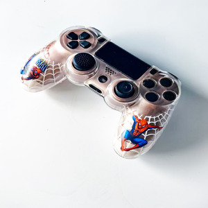 ฝาครอบป้องกันซิลิโคนและฝาครอบจอยสติ๊กสำหรับจอยคอนโทรลเลอร์ <span class=keywords><strong>PS4</strong></span> ชุดฝาครอบจอยสติ๊ก อุปกรณ์เสริมสำหรับเล่นเกมสำหรับ <span class=keywords><strong>PS4</strong></span> - Product Image 2