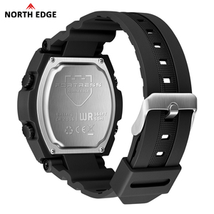 Reloj Digital para Hombre North Edge <span class=keywords><strong>FORTRESS</strong></span> 2026, Relojes Deportivos para Exteriores, Hora Mundial, Cuenta Regresiva, Reloj LED Luminoso, Reloj Inteligente Digital - Product Image 5