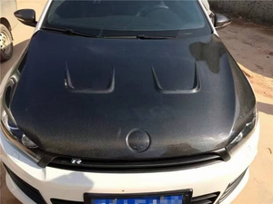 ฝากระโปรงหน้าคาร์บอนไฟเบอร์สำหรับรถยนต์ Volkswagen <span class=keywords><strong>Scirocco</strong></span> ปี 2010-2016 อุปกรณ์ตกแต่งรถยนต์ - Product Image 5