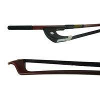 Arc de contrebasse en bois de Brésil de Style allemand ou français professionnel Instrument à cordes de haute qualité ébène grenouille Sinomusik à bas prix