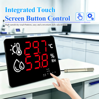 Thermomètre hygromètre numérique avec sonde externe en métal haute température, transmetteur RS485 Modbus pour la surveillance environnementale