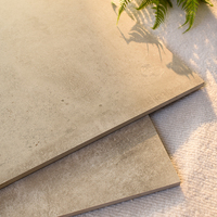 Carreaux de porcelaine marron mat au design moderne, finition imitation pierre, 600x600mm, antidérapants, résistants à l'usure, adaptés aux chambres et aux parcs