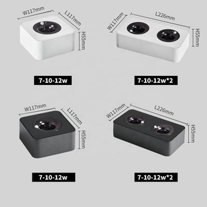 ไฟดาวน์ไลท์ LED แบบติดตั้งบนพื้นผิว รูปทรงสี่เหลี่ยมทันสมัย ป้องกันแสงสะท้อน สำหรับใช้ในบ้านและเชิงพาณิชย์ ห้องนั่งเล่น ห้างสรรพสินค้า - Product Image 3