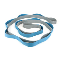 Sangle de yoga non élastique en coton polyester doux sangle d'étirement pour exercice de yoga Pilates danse