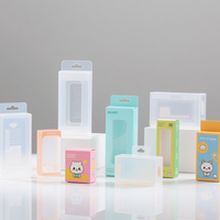 Boîte cadeau pliable en plastique PET, boîte transparente en PVC, boîte de présentation transparente pour l'emballage de cadeaux, d'artisanat et de cosmétiques